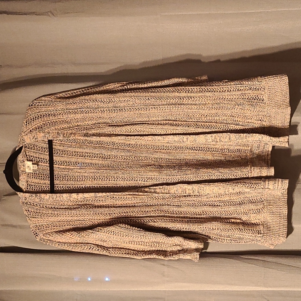 Size 2X open cardigan sweater